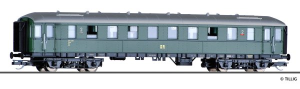 TILLIG 13352 Reisezugwagen 2. Klasse B4ü DR Ep.III Spur TT