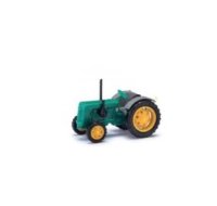 BUSCH 211006712 Traktor Famulus grün mit grau gelbe...