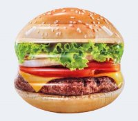 INTEX 58780 - Badeinsel Hamburger 145x142 cm