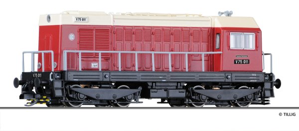 TILLIG Diesellokomotive V 75 DR Ep.III 02627 Spur TT