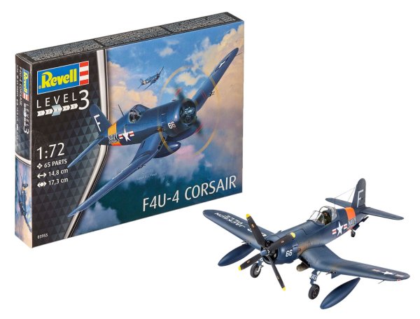 REVELL F4U-4 Corsair 03955 Modellbausatz 1:72