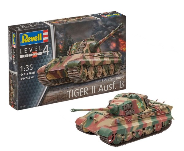 REVELL 03249 Tiger II Ausf.B Henschel Turret: Modellbausatz 1:35