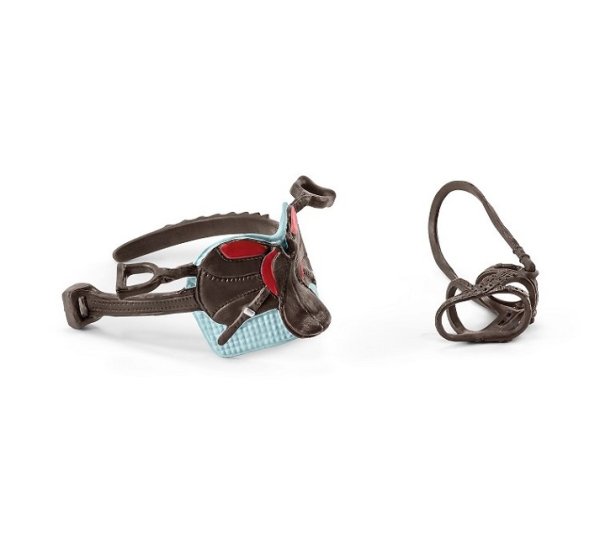 SCHLEICH® 42489 - Sattel & Zaumzeug Horse Club Hannah mit Cayenne
