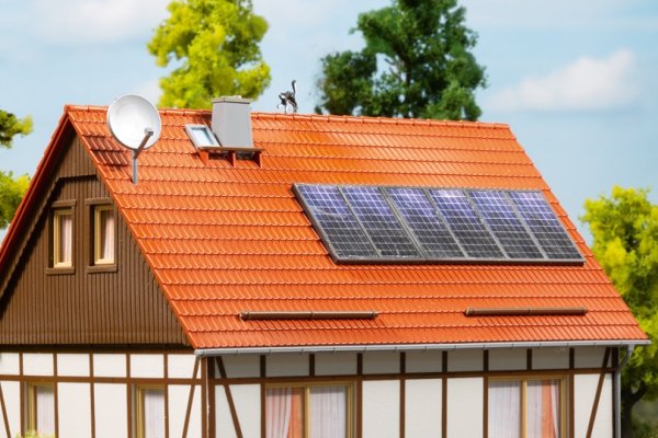 AUHAGEN Sat-Anlagen Solarkollektoren Bausatz 41651 Spur H0
