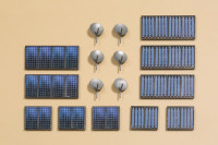 AUHAGEN Sat-Anlagen Solarkollektoren Bausatz 41651 Spur H0