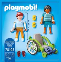 PLAYMOBIL City Life 70193 - Patient im Rollstuhl