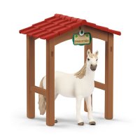 SCHLEICH Farm World 72116 Besuch im Offenstall