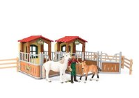 SCHLEICH Farm World 72116 Besuch im Offenstall