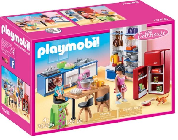 PLAYMOBIL Dollhouse 70206 Familienküche