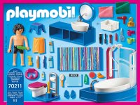 PLAYMOBIL Dollhouse 70211 Badezimmer