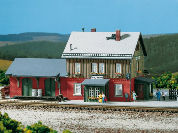 AUHAGEN Bahnhof Hagenau Bausatz 13275 Spur TT