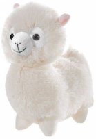 HEUNEC 323551 - Plüschfigur Lama stehend, creme - 18 cm