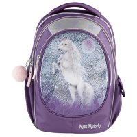 DEPESCHE 10776 Miss Melody Schulrucksack Glitzer, lila