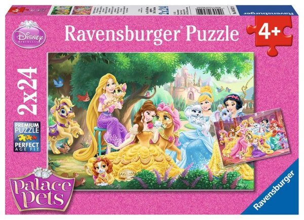 RAVENSBURGER 08952 Kinderpuzzle Palace Pets Beste Freunde der Prinzessinnen
