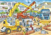 RAVENSBURGER® 07630 - Achtung, Straßenbaustelle! - 2 x 12 Teile