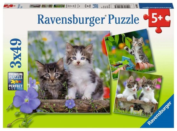 RAVENSBURGER 08046 Kinderpuzzle Süße Samtpfötchen