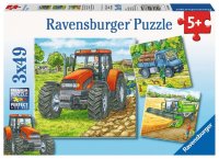 RAVENSBURGER® 09388 - Große Landmaschinen - 3 x 49 Teile