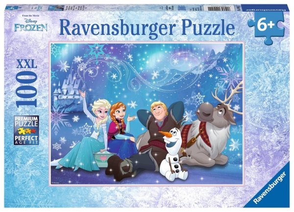 RAVENSBURGER® 10911 - Kinderpuzzle Frozen, Eiszauber - 100 Teile