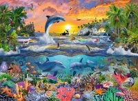 RAVENSBURGER® 10950 - Kinderpuzzle Tropisches Paradies - 100 XXL Teile