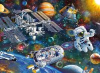 RAVENSBURGER® 12692 - Kinderpuzzle Expedition Weltraum - 200 XXL Teile