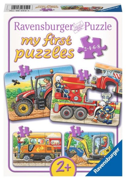 RAVENSBURGER&reg; 06954 - Kinderpuzzle,Bei der Arbeit