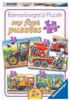 RAVENSBURGER® 06954 - Kinderpuzzle,Bei der Arbeit