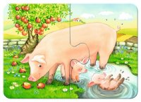 RAVENSBURGER&reg; 07077 - Kinderpuzzle, Unsere Lieblingstiere