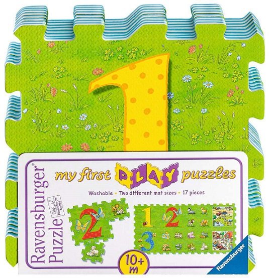 RAVENSBURGER&reg; 03008 - Kinderpuzzle, Erstes Z&auml;hlen und Bauernhoftiere - 17 Teile