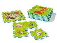 RAVENSBURGER® 03008 - Kinderpuzzle, Erstes Zählen und Bauernhoftiere - 17 Teile