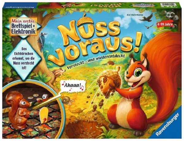 RAVENSBURGER® 21464 - Kinderspiel, Nuss voraus!