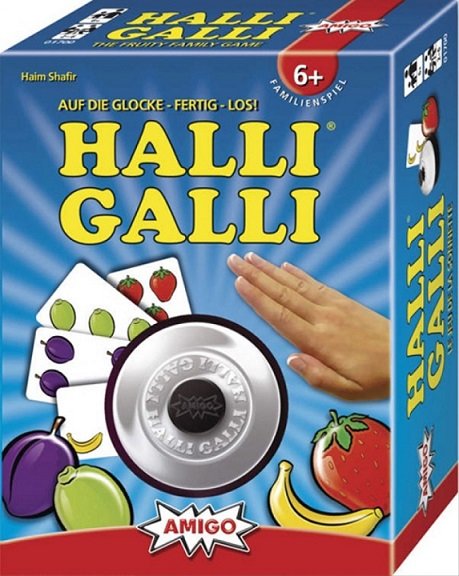 AMIGO 01700 Kinderspiel Halli Galli Auf die Glocke-fertig-los