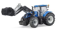 BRUDER 03121 Traktor New Holland T7.315 mit Frontlader Profi-Serie bworld 1:16