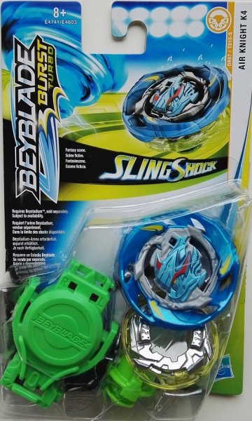 HASBRO E4741 - Beyblade Burst Turbo Slingshock Starter Pack, Air Knight K4