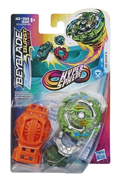 HASBRO Beyblade Burst Rise Hypersphere Starter Pack E7713, Ace Dragon D5