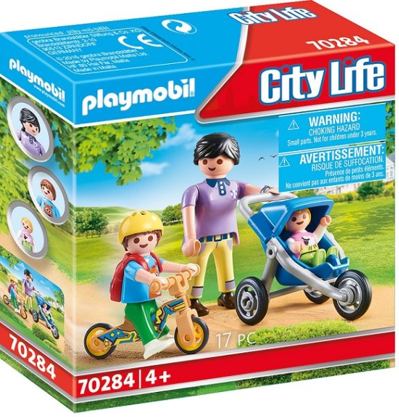 PLAYMOBIL City Life 70284 Mama mit Kindern