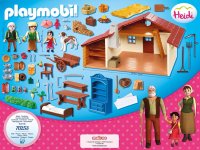 PLAYMOBIL City Life 70253 Heidi und Großvater auf der Almhütte