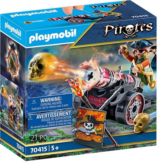 PLAYMOBIL Pirates 70415 Pirat mit Kanone