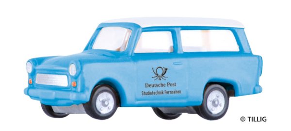 TILLIG Trabant 601 Kombi Deutsche Post Studiotechnik 08744 Automodell 1:120