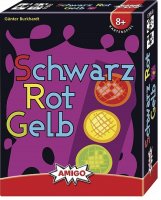 AMIGO 01663 Kartenspiel Schwarz Rot Gelb