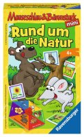 RAVENSBURGER 23433 Mauseschlau & Bärenstark, Rund um die Natur Reisespiel