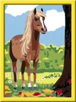 RAVENSBURGER 28515 Malen nach Zahlen Pferdeglück