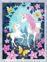 RAVENSBURGER 28516 Malen nach Zahlen Einhornmagie