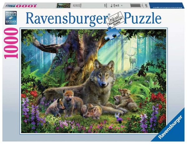 RAVENSBURGER 15987 Puzzle Wölfe im Wald 1000 Teile