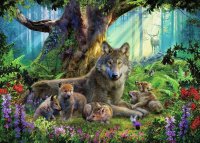 RAVENSBURGER 15987 Puzzle Wölfe im Wald 1000 Teile