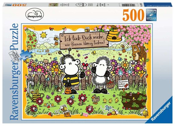 RAVENSBURGER 15044 Puzzle Bienenliebe 500 Teile