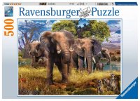 RAVENSBURGER® 15040 - Puzzle Elefantenfamilie - 500...