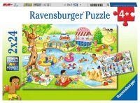 RAVENSBURGER® 05057 - Kinderpuzzle Freizeit am See -...