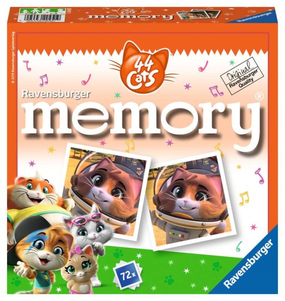 RAVENSBURGER&reg; 20451 - Kinderspiel 44 Cats memory&reg;