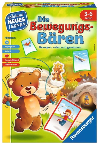 RAVENSBURGER® 20568 - Kinderspiel Die Bewegungs-Bären