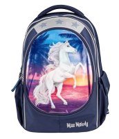 DEPESCHE 10990 Miss Melody Schulrucksack Glitter Ocean